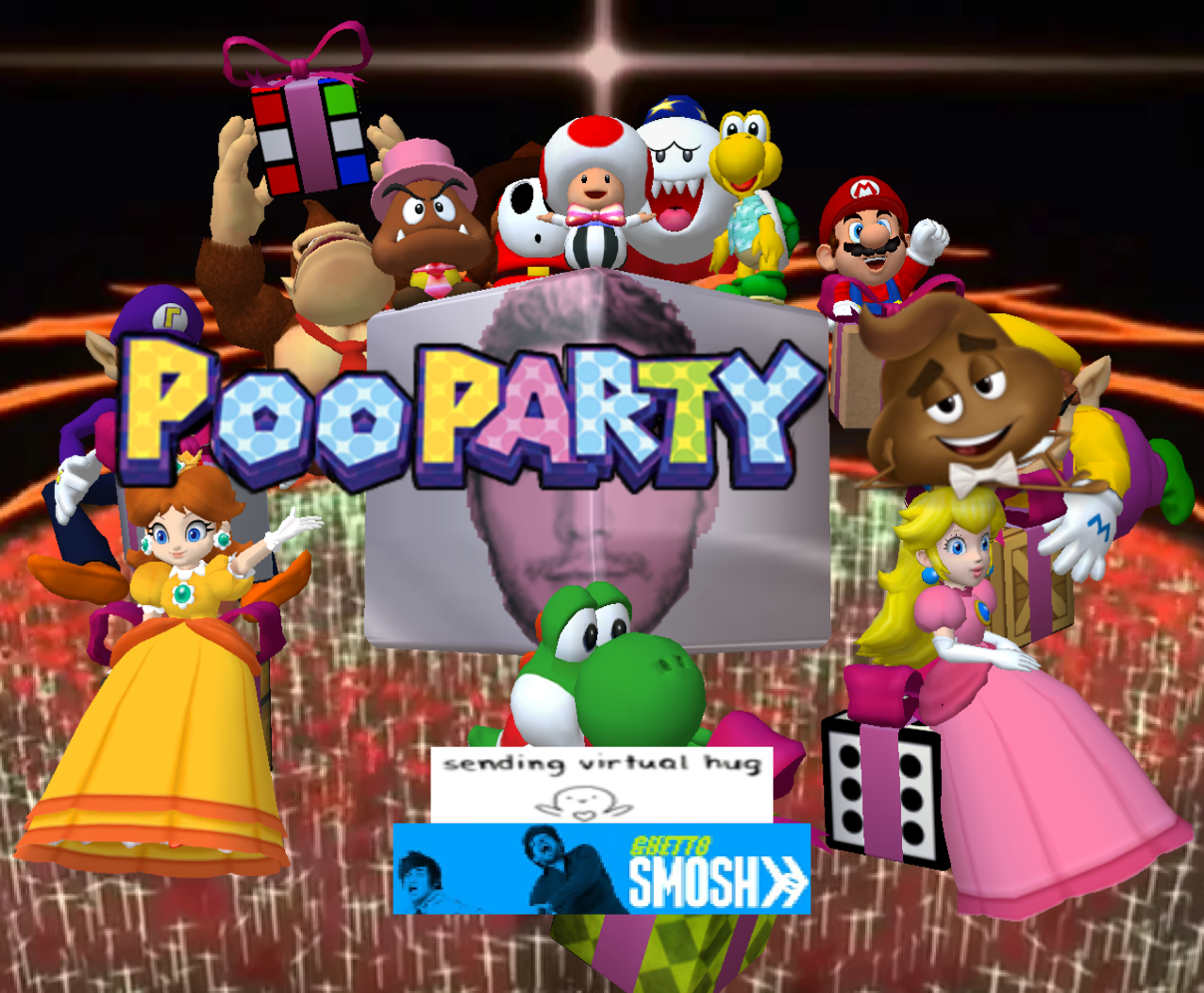 poo party title screen